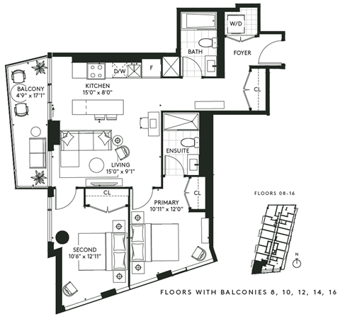 450 Front Street West Studio-3 Beds Apartment for Rent - Photo Gallery 40